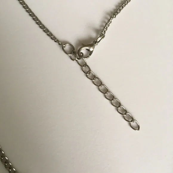 Navy Blue Tassel Beaded Necklace - Picture 5 of 7